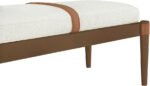 Nara Linen Textured Fabric Upholstered Bench - Image 10