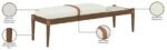 Nara Linen Textured Fabric Upholstered Bench - Image 14