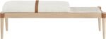 Nara Linen Textured Fabric Upholstered Bench - Image 7