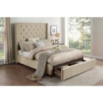 5877KBE-1EKDW* Eastern King Platform Bed with Storage Footboard - Image 7
