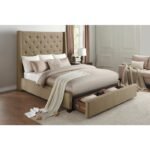 5877FBR-1DW* Full Platform Bed with Storage Footboard - Image 4