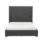 5877KGY-1EKDW* Eastern King Platform Bed with Storage Footboard - Image 2