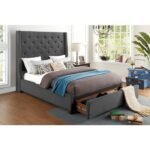 5877FGY-1DW* Full Platform Bed with Storage Footboard - Image 5
