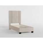 BHE5878BE-39* 39? Beige Microfiber Platform Bed - Image 3