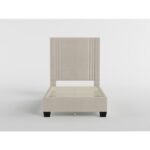 BHE5878BE-44* 44" Beige Microfiber Platform Bed - Image 2