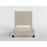 BHE5878BE-48* 48" Beige Microfiber Platform Bed - Image 2