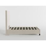 BHE5878BE-54* 54" Beige Microfiber Platform Bed - Image 3