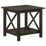 RACHELLE 3-PIECE RECTANGULAR COFFEE TABLE SET DEEP MERLOT - Image 7