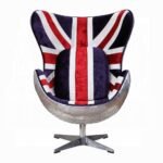 Brancaster British Flag Accent Chair W/Swivel - Image 3