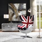 Brancaster British Flag Accent Chair W/Swivel - Image 6