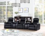 CYRUS 5-PIECE UPHOLSTERED HOME THEATER SEATING - Image 2