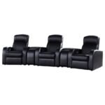 CYRUS 5-PIECE UPHOLSTERED HOME THEATER SEATING