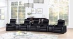 CYRUS 7-PIECE UPHOLSTERED HOME THEATER SEATING - Image 2