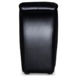 CYRUS UPHOLSTERED HOME THEATER STORAGE WEDGE CONSOLE BLACK - Image 2