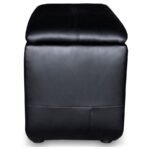 CYRUS UPHOLSTERED HOME THEATER STORAGE WEDGE CONSOLE BLACK - Image 3