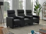 TOOHEY UPHOLSTERED TUFTED RECLINER Living Room Sets BLACK - Image 2