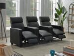 TOOHEY UPHOLSTERED TUFTED RECLINER Living Room Sets BLACK - Image 3