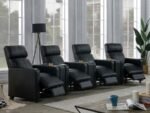 TOOHEY UPHOLSTERED TUFTED RECLINER Living Room Sets BLACK - Image 3