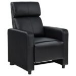 TOOHEY UPHOLSTERED TUFTED RECLINER Living Room Sets BLACK - Image 5