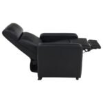 TOOHEY UPHOLSTERED TUFTED RECLINER Living Room Sets BLACK - Image 11