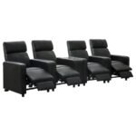 TOOHEY UPHOLSTERED TUFTED RECLINER Living Room Sets BLACK - Image 4