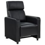 TOOHEY UPHOLSTERED TUFTED RECLINER Living Room Sets BLACK - Image 5