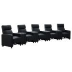 TOOHEY UPHOLSTERED TUFTED RECLINER Living Room Sets BLACK