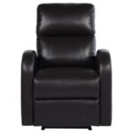 GRANT UPHOLSTERED POWER RECLINER CHAIR BROWN - Image 6