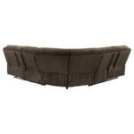ATKINSON UPHOLSTERED RECLINING SECTIONAL SOFA CHOCOLATE - Image 5