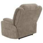 HOUSTON UPHOLSTERED POWER LIFT RECLINER CHAIR CAMEL - Image 10