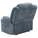 HOUSTON UPHOLSTERED POWER LIFT RECLINER SLATE BLUE - Image 10