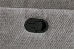 GILSON CHENILLE UPHOLSTERED GLIDER RECLINER CHAIR GREY - Image 8