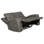 BRICKSTON 3-PIECE TRIPLE POWER RECLINING SOFA SET CHARCOAL - Image 6