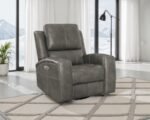 BRICKSTON TRIPLE POWER SWIVEL GLIDER RECLINER CHARCOAL - Image 2