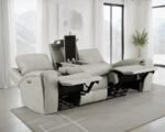 BRICKSTON TRIPLE POWER RECLINING SOFA GREY