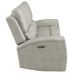 BRICKSTON TRIPLE POWER RECLINING SOFA GREY - Image 7