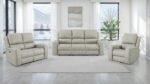 BRICKSTON TRIPLE POWER RECLINING SOFA GREY - Image 15