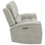 BRICKSTON TRIPLE POWER RECLINING LOVESEAT GREY - Image 9