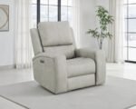 BRICKSTON TRIPLE POWER SWIVEL GLIDER RECLINER GREY - Image 2