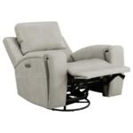 BRICKSTON TRIPLE POWER SWIVEL GLIDER RECLINER GREY - Image 4