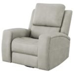 BRICKSTON TRIPLE POWER SWIVEL GLIDER RECLINER GREY - Image 6