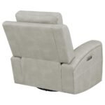 BRICKSTON TRIPLE POWER SWIVEL GLIDER RECLINER GREY - Image 9