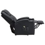 ARMSTRONG UPHOLSTERED POWER LIFT MASSAGE RECLINER BLACK - Image 9
