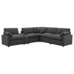 COLLINS 6-PIECE MODULAR POWER RECLINING SECTIONAL DARK GREY - Image 2