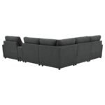 COLLINS 6-PIECE MODULAR POWER RECLINING SECTIONAL DARK GREY - Image 4