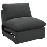 COLLINS 5-PIECE MODULAR POWER RECLINING SECTIONAL DARK GREY - Image 5
