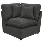 COLLINS 5-PIECE MODULAR POWER RECLINING SECTIONAL DARK GREY - Image 7