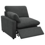 COLLINS 5-PIECE MODULAR POWER RECLINING SECTIONAL DARK GREY - Image 9
