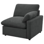 COLLINS 5-PIECE MODULAR POWER RECLINING SECTIONAL DARK GREY - Image 10