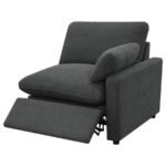 COLLINS 5-PIECE MODULAR POWER RECLINING SECTIONAL DARK GREY - Image 11